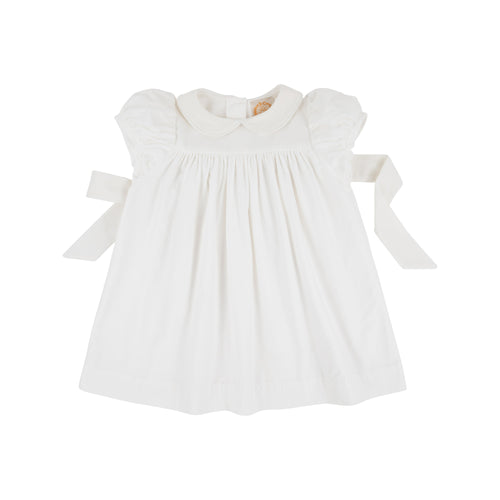 Mary Dal Dress Velveteen Palmetto Pearl