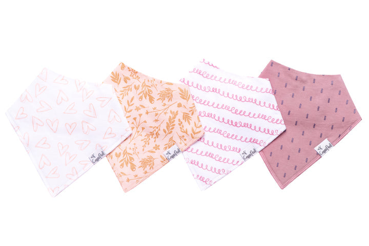 Lola Bandana Bib Set 4pk