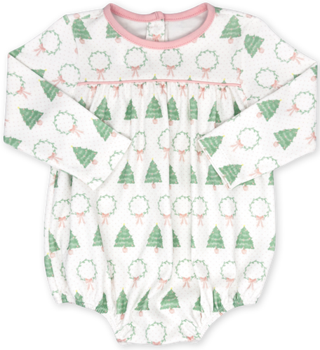 Pensacola Pink Oh Christmas Tree Mother May I Long Sleeve Bubble