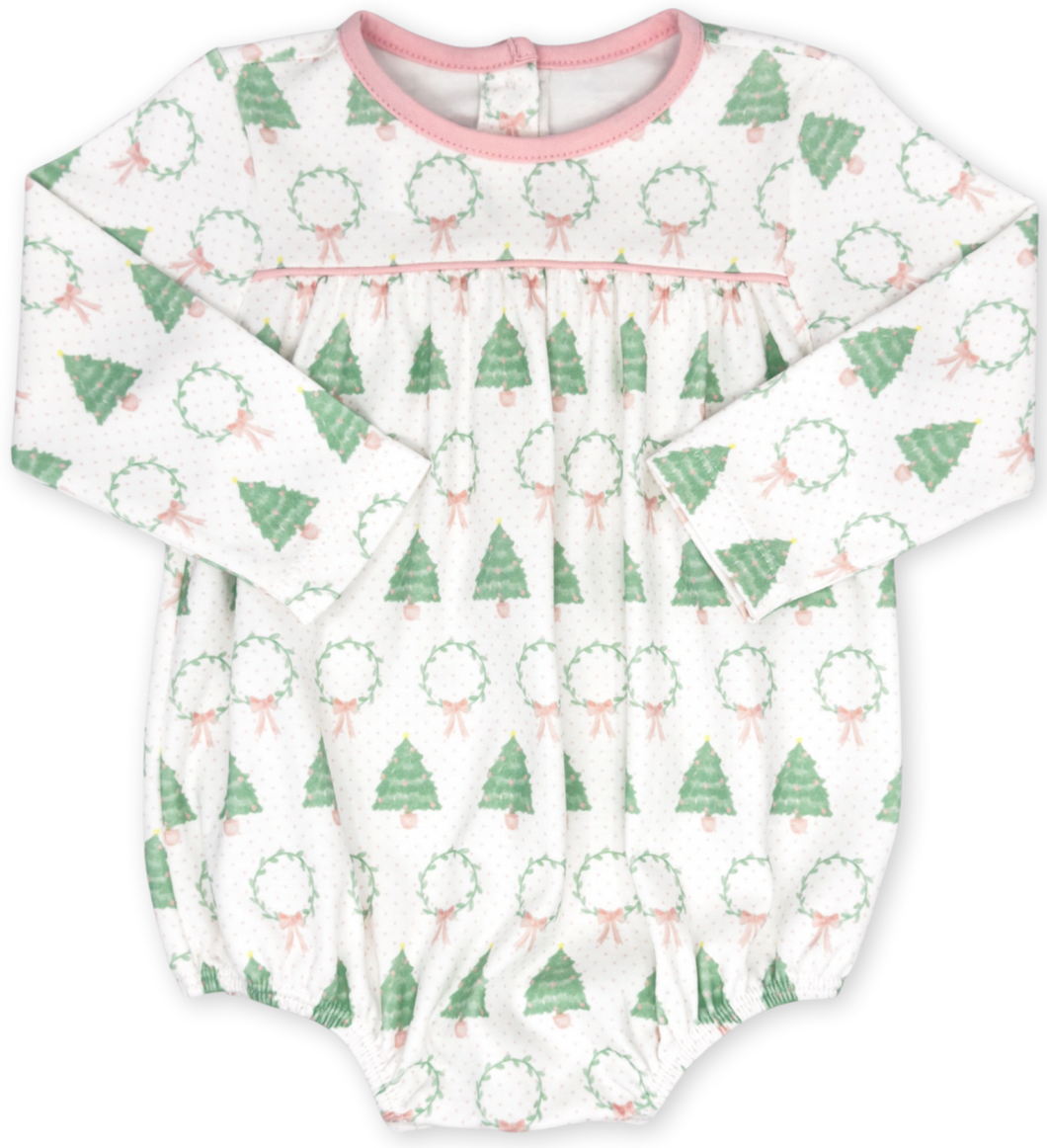 Pensacola Pink Oh Christmas Tree Mother May I Long Sleeve Bubble