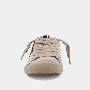 ShuShop Paula Kids Beige Crocodile Sneakers