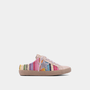 ShuShop Bright Multi Stripe Polka Mini Sneakers