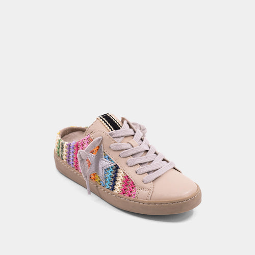 ShuShop Bright Multi Stripe Polka Mini Sneakers