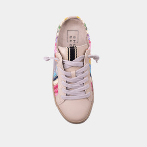 ShuShop Bright Multi Stripe Polka Mini Sneakers