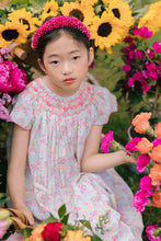 Load image into Gallery viewer, Prune Floral Frills Bishop Dress