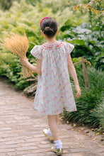 Load image into Gallery viewer, Prune Floral Frills Bishop Dress