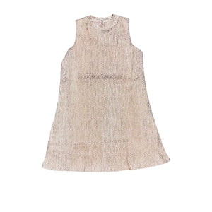 Pink Crinkle Stars Swing Dress