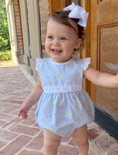 Load image into Gallery viewer, Spring Time Blooms Pinafore Bubble