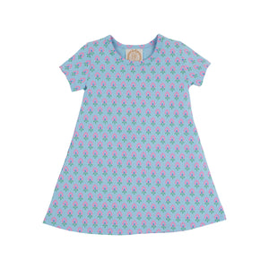 Short Sleve Polly Play Dress-Holly Hills Hand Block