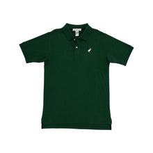 Load image into Gallery viewer, Short Sleeve Prim &amp; Proper Polo Grier Green with Multicolor Stork