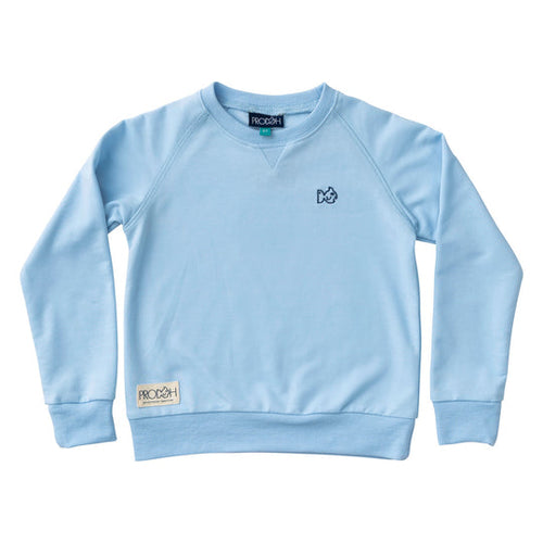 Clear Sky Blue Kids' Crew Control Sweatshirt