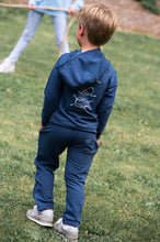 Load image into Gallery viewer, Big Dipper Navy Blue Kids Nautical Knots Spinnerbait Sweatshirt