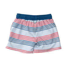 Load image into Gallery viewer, American Stripe Print Boogie Board Swim Trunks