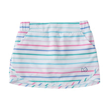 Load image into Gallery viewer, Fuchsia Pink Multicolor Stripe Carolina Catch Skort