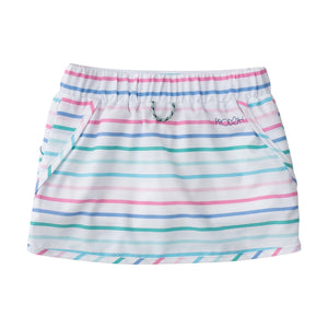 Fuchsia Pink Multicolor Stripe Carolina Catch Skort