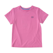 Load image into Gallery viewer, Girls Fuchsia Pink Beach Lifeguard Pro Performance Short Sleeve Fishing T-shirt