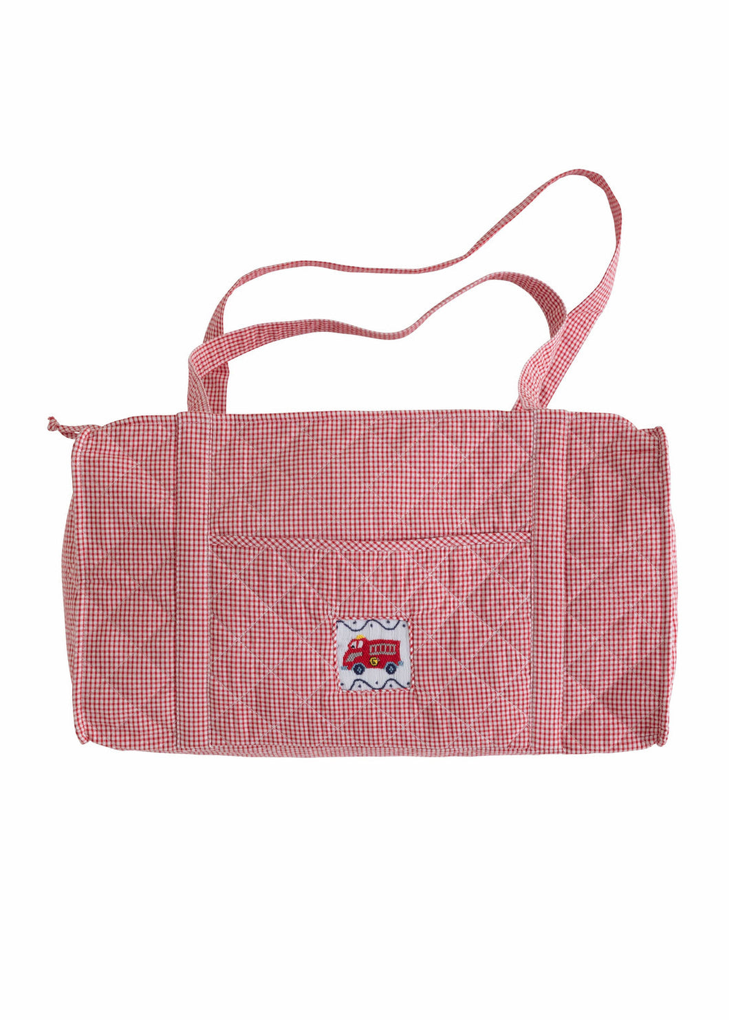 Quilted Luggage Red Firetruck Duffle