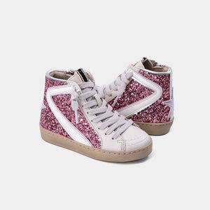 ShuShop Rose Glitter Rooney Mini Sneakers