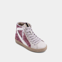 Load image into Gallery viewer, ShuShop Rose Glitter Rooney Mini Sneakers