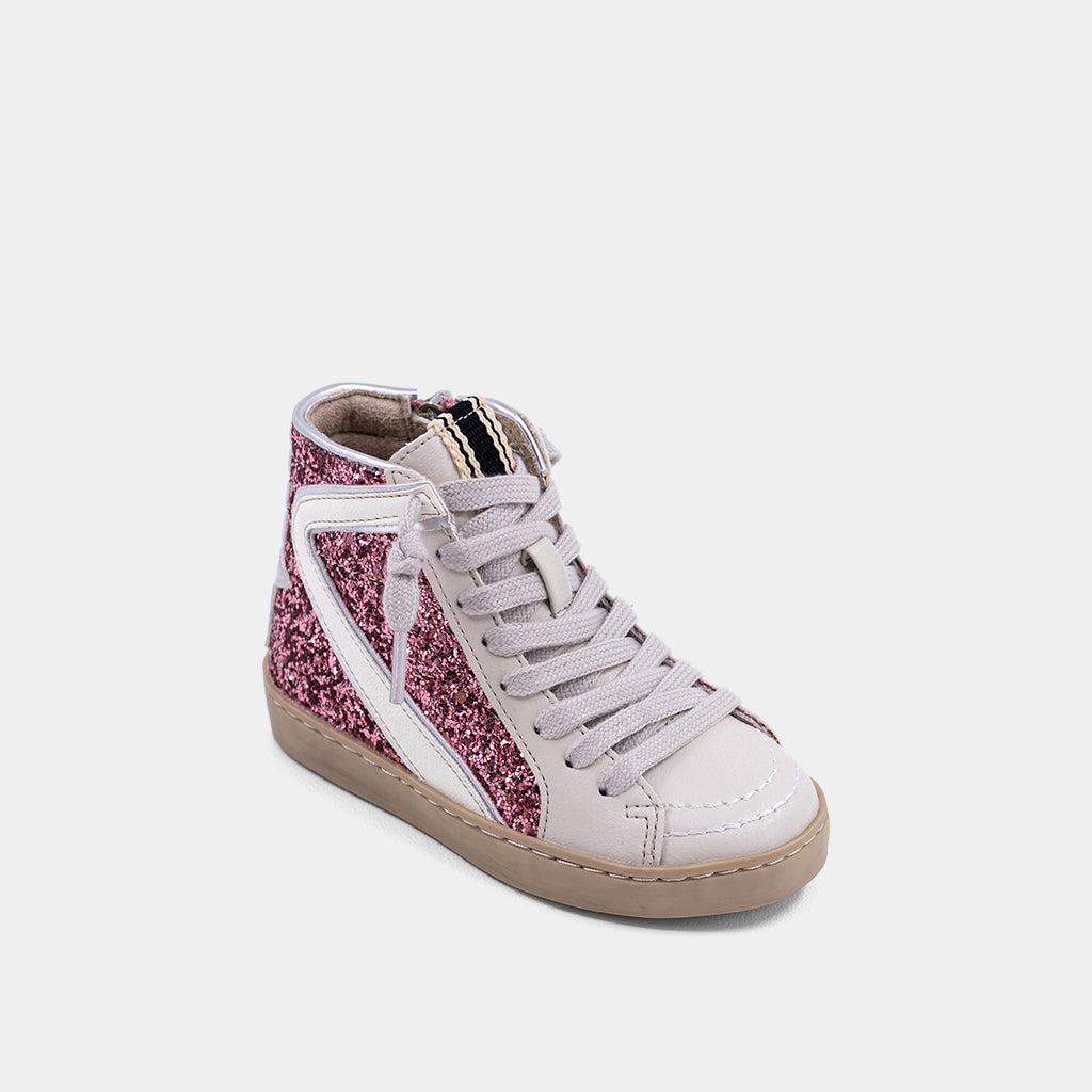 ShuShop Rose Glitter Rooney Mini Sneakers