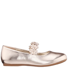 Load image into Gallery viewer, Nina Rozy Gold Dress Shoe