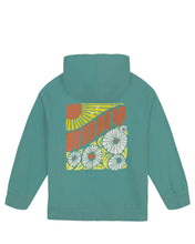 Load image into Gallery viewer, Mineral Blue Block Floral Oversized Hoodie