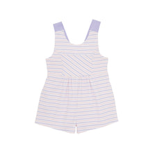 Load image into Gallery viewer, Reagan Romper- Lauderdale Lavender And Palm Beach Pink Stripe