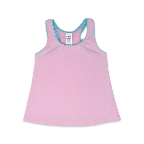 Riley Tank - Cotton Candy Pink and Mint