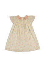 Load image into Gallery viewer, Prune Floral Frills Bishop Dress