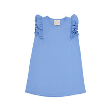 Load image into Gallery viewer, Ruehling Ruffle Dress Barbados Blue