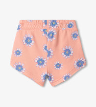 Load image into Gallery viewer, Apricot Blush Doodle Daisy Pull On Shorts
