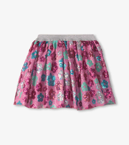 Daisy Sequins Sequin Tulle Skirt