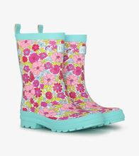 Load image into Gallery viewer, Groovy Flowers Matte Rain Boots