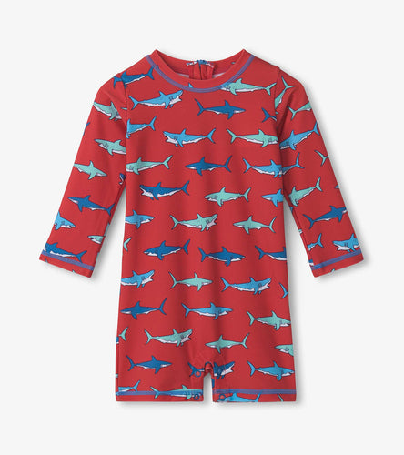 Hungry Sharks One-Piece Rashguard