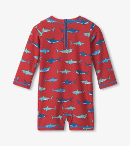 Hungry Sharks One-Piece Rashguard