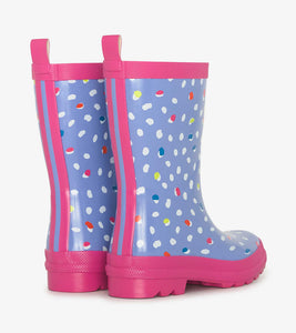 Lots of Dots Shiny Rain Boots