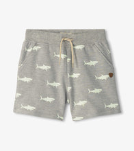Load image into Gallery viewer, Glow in the Dark Sharks Pull On Shorts