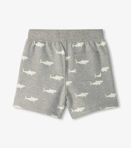 Glow in the Dark Sharks Pull On Shorts