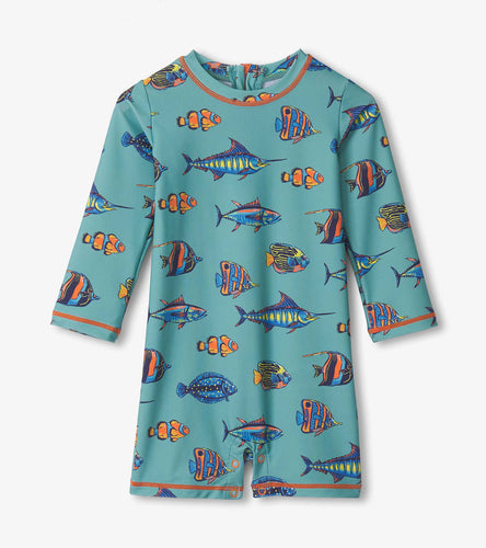 Tropical Fish One-Piece Rashguard