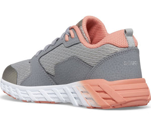Saucony Wind Grey/Coral Lace