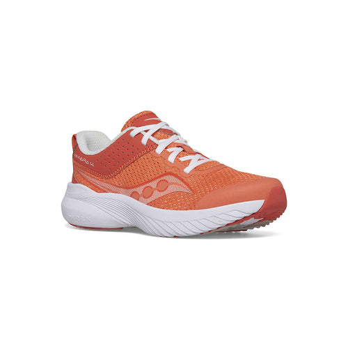 Saucony Big Kid's Kinvara 14 Lace Up Coral Sneakers