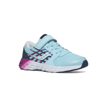 Load image into Gallery viewer, Saucony Big Kid&#39;s Wind 2.0 A/C Blue &amp; Pink Sneakers