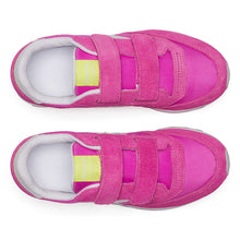 Load image into Gallery viewer, Saucony Jazz Double Hook &amp; Loop Pink &amp; Lime Sneakers