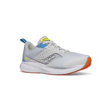 Load image into Gallery viewer, Saucony Big Kid&#39;s Ride KDZ Blue Grey Citron Sneakers&nbsp;