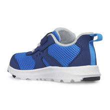 Load image into Gallery viewer, Saucony Ride 10 Jr Blue &amp; Silver Sneakers