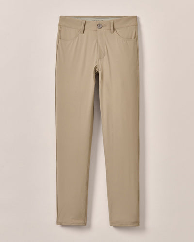 Light Khaki Fusionn Jr. Knit Pull-On Performance Pants