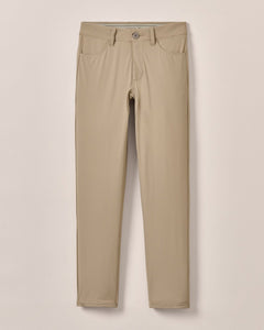 Light Khaki Fusionn Jr. Knit Pull-On Performance Pants
