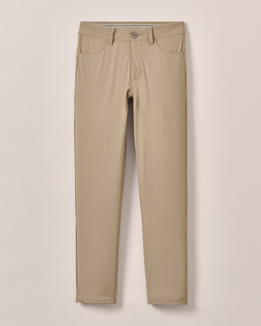 Light Khaki Fusionn Jr. Knit Pull-On Performance Pants