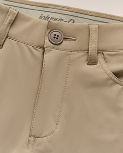 Light Khaki Fusionn Jr. Knit Pull-On Performance Pants