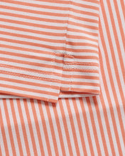 Load image into Gallery viewer, Madras Orange Hunter Stripe Mesh Performance Jr. Polo